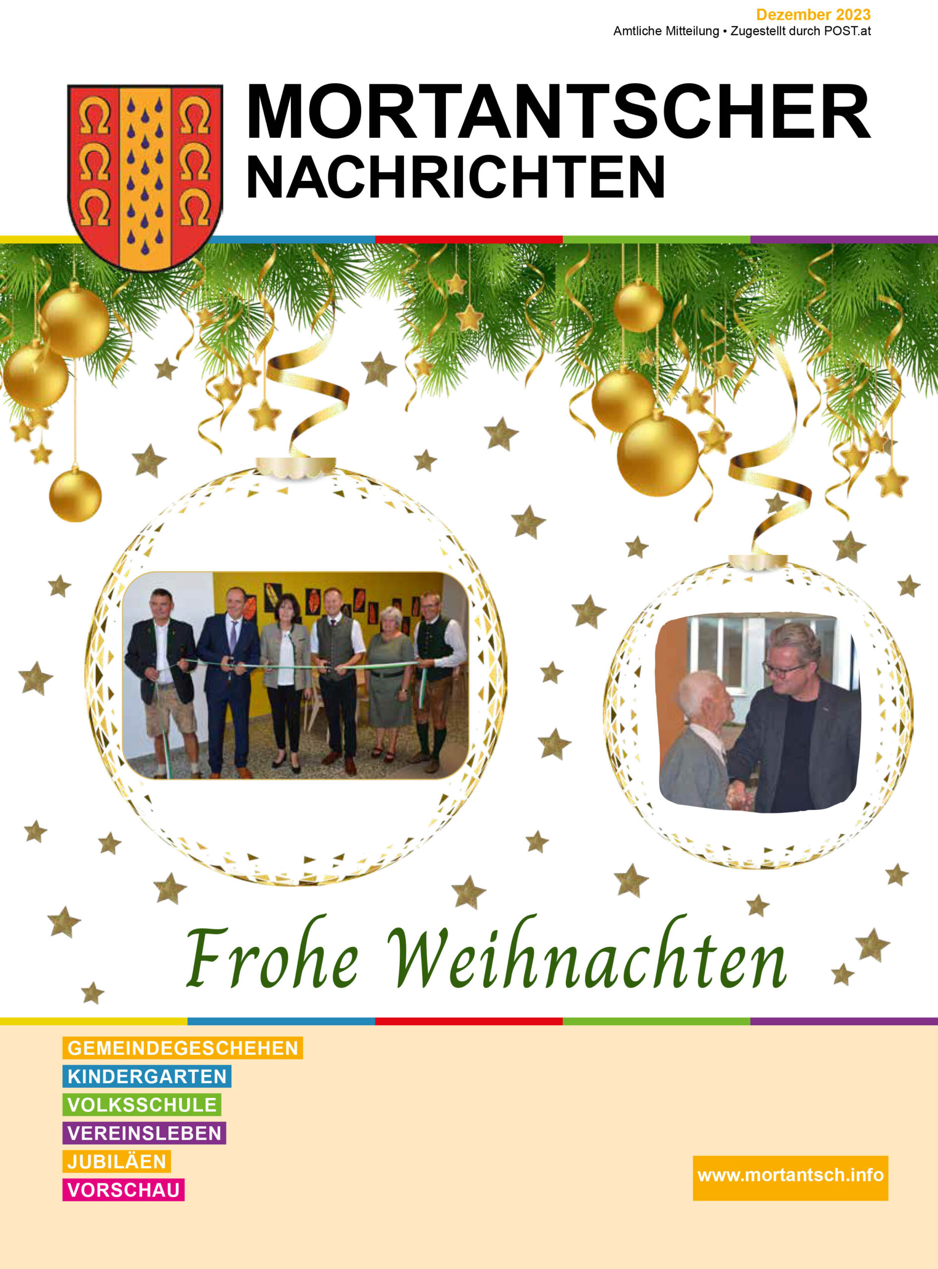 Featured image for “Mortantscher Nachrichten Dezember 2023”